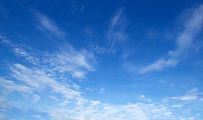 blue sky and clouds sky