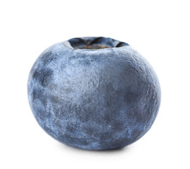 Fototapeta premium Ripe blueberry on white background