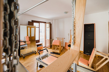 Pilates Machinery  in a gym