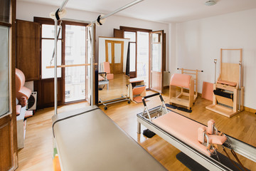 Pilates Machinery  in a gym