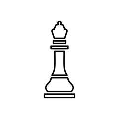 Chess symbol icon vector illustration