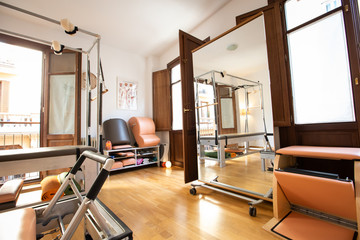 Pilates Machinery  in a gym