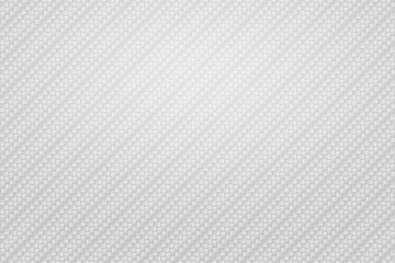 Vector Abstract white carbon fiber background, Kevlar seamless pattern wallpaper, white modern geometric texture