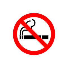 Cigarettes symbol icon vector illustration