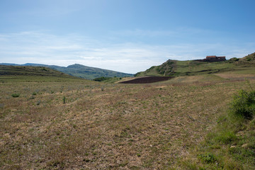 Valdelinares mountains in summer a sunny day