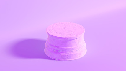 Empty Round Trophy Base