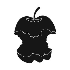 Isolated object of refuse and junk sign. Set of refuse and waste vector icon for stock.