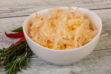 Pickled cabbage - sauerkraut
