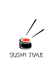 Logo of sushi and chopsticks