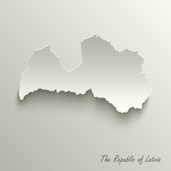 Abstract design map the Republic of Latvia template