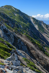 晩秋の木曽駒ヶ岳