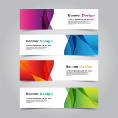 Vector Abstract banner web template