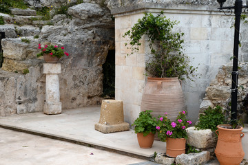 Fototapeta na wymiar Kloster Agia Irini bei Rethymnon, Kreta
