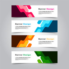 Vector Abstract banner web template