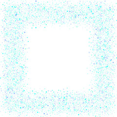 Blue, cyan, turquoise glitter stars confetti