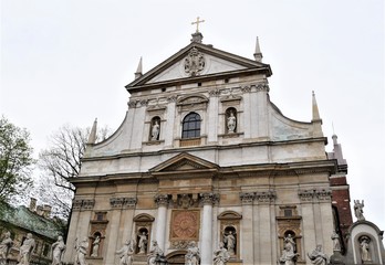 Fototapeta na wymiar Peter-und-Paul-Kirche in Krakau 