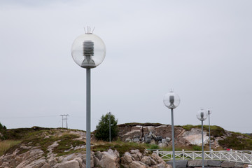 Norway island Averoy Nordic landscape North autumn picture