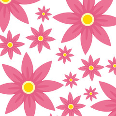 Fototapeta premium background decoration ornament pink flowers