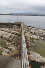 Norway island Averoy Nordic landscape North autumn picture