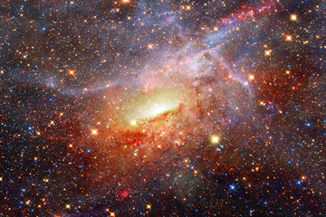 Amazing galaxy. Stars, nebula and gas. The elements of this image furnished by NASA.