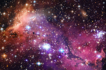 Space Background with Colorful Galaxy Cloud Nebula. The elements of this image furnished by NASA.