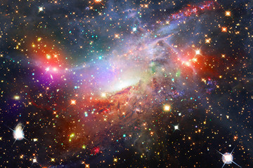 Amazing galaxy. Stars, nebula and gas. The elements of this image furnished by NASA.