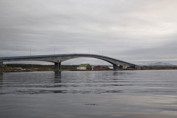 Norway island Averoy Nordic landscape North autumn picture