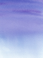 Hand painted abstract Watercolor Wet blue background with gradient effect. Watercolor wash with ombre. Abstract painting.  design for invitation, greeting card, wedding. empty space for text