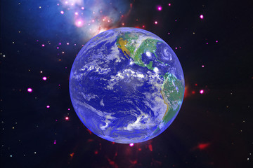 Spectacular planet earth. The elements of this image furnished by NASA.