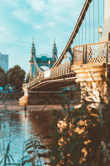 Hammersmith bridge in london