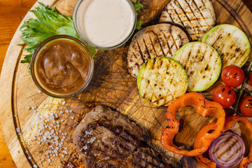 food in the restaurant