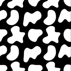 ￼  cow texture pattern repeated seamless black and white