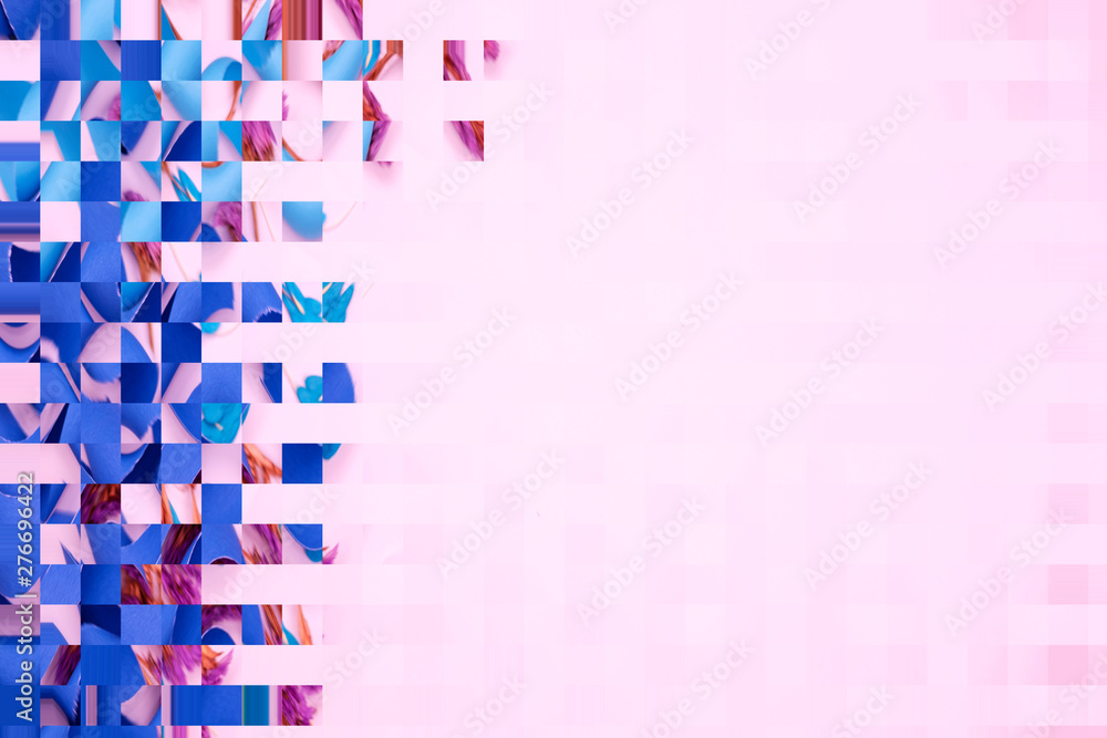 Poster abstract square colorful background and pattern