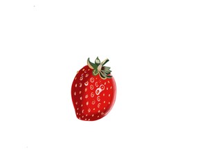 strawberry isolated on white background