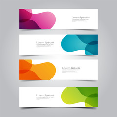 Vector Abstract banner web template