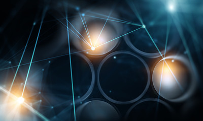 Technological industrial abstract background