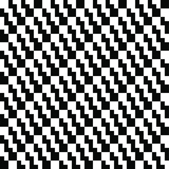 Fototapeta premium Black and white geometric background. Seamless pattern. Monochrome design.