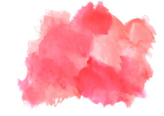 red colorful background.Gradient paint strokes on white background