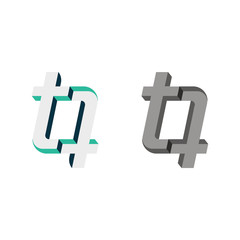 TT logo, monogram, vector