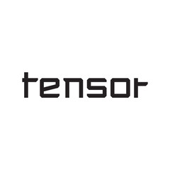 Tensor logo, monogram, vector
