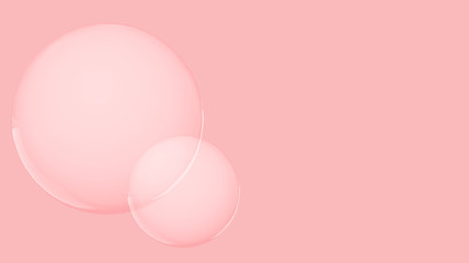 Abstract bubble beautiful luxury background background. Soft gradient pastel graphic. Concept for wedding card design or presentation