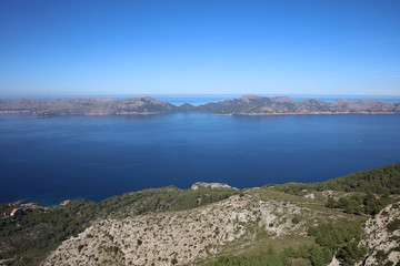 Bucht von Alcudia. Mallorca. Balearen. Spanien