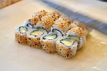 Sushi schneiden