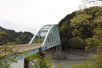 四徳大橋（長野県大鹿村）,shitoku bridge,ooshika village,nagano,japan