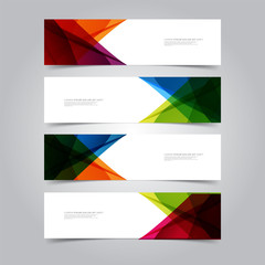 Vector Abstract banner web template