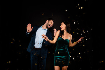 Portrait of his he her she nice-looking classy well-dressed attractive fascinating glamorous smart...
