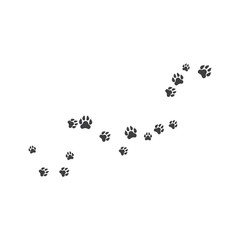 Paw background template illustration design 