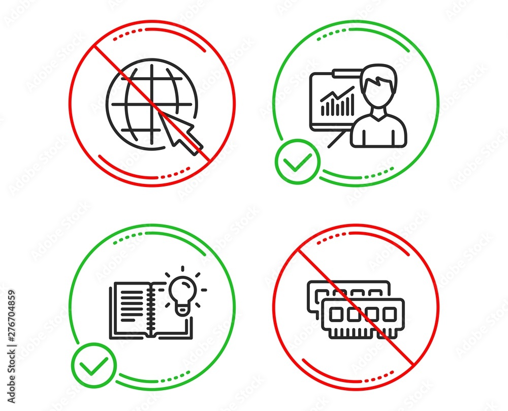 Aufkleber do or stop. presentation, internet and product knowledge icons simple set. ram sign. education board