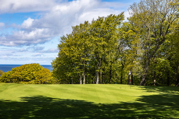 Mölle Golf Course at Kullaberg, Höganäs, Sweden.