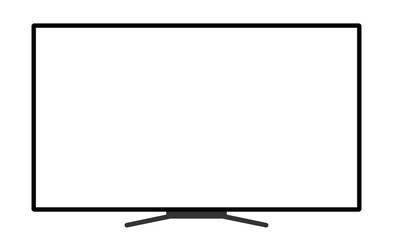 TV flat screen lcd plasma. Vector illustration.